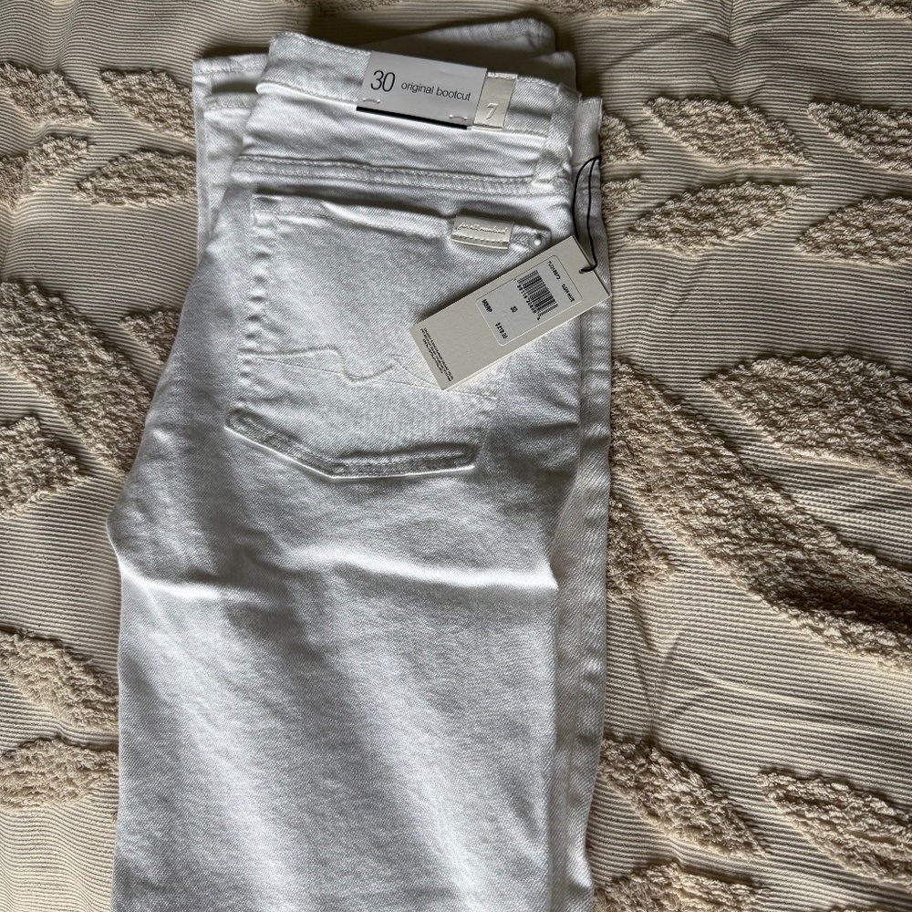 White Seven Jeans Size 30 Original Bootcut NWT